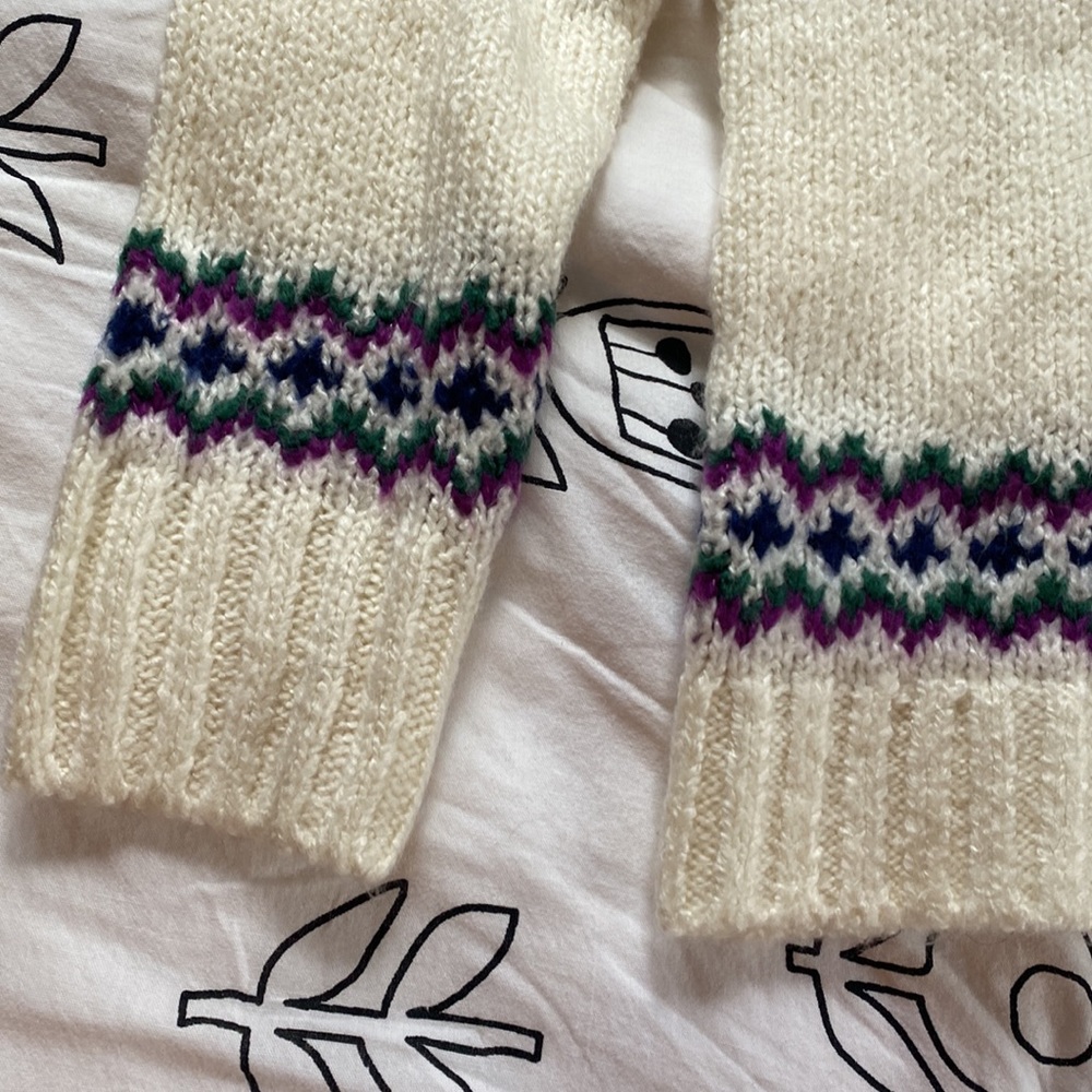 Talbots Patterned Soft Wool Sweater - image 5